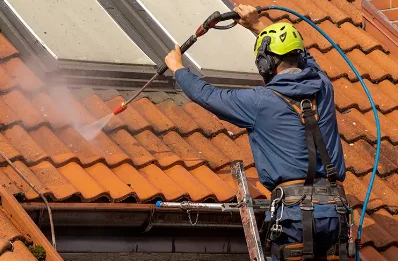 Démoussage et hydrofuge de toiture à Normanville